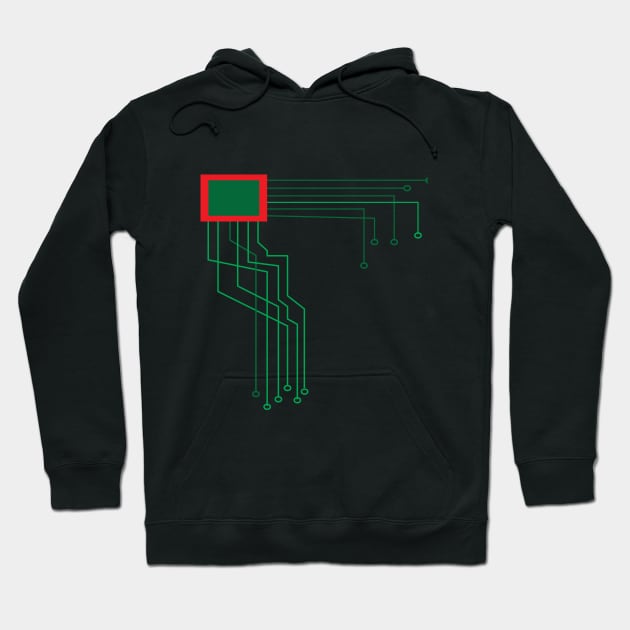 graphic t-shirt Hoodie by p6studio